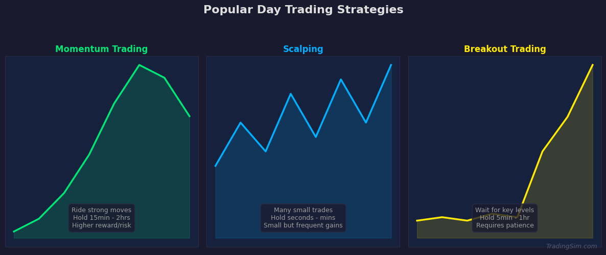 Popular Day Trading Strategies Comparison