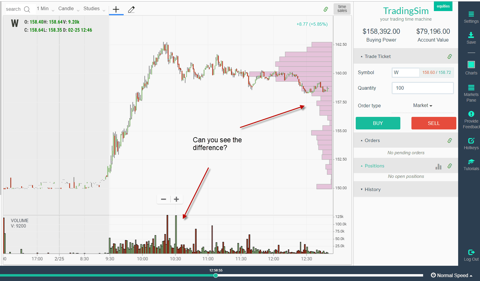 Learn How to Day Trade with Volume at Price | TradingSim